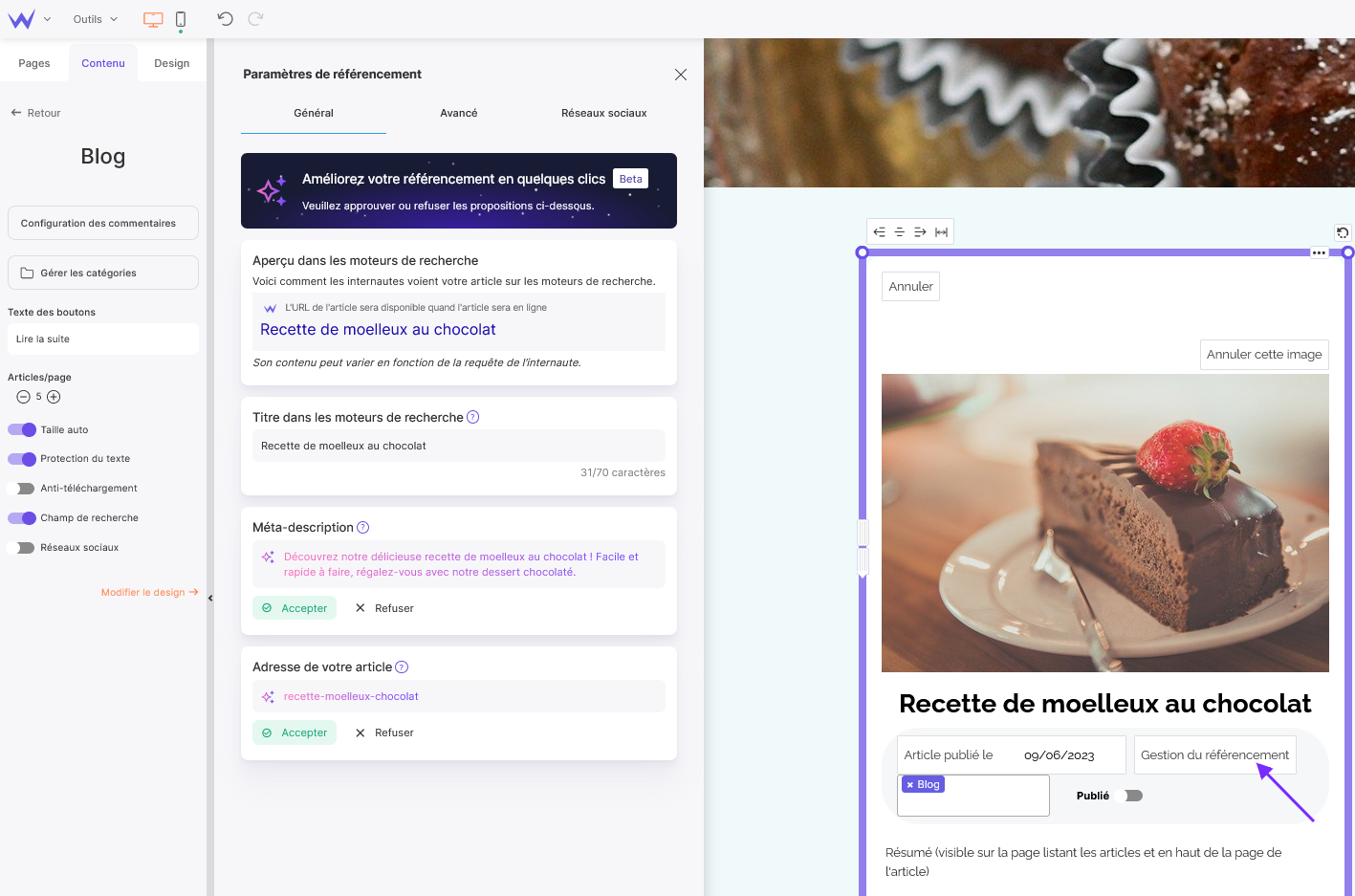 referencer un site web